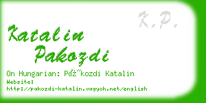 katalin pakozdi business card